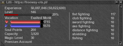 Signature for player Lilli