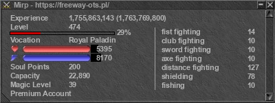 Signature for player Mirp